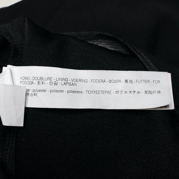 Zara Women's Asymmetrical Black Zipper Skort, size Small - Picture 9 of 9